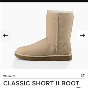 Ugg classic short sand